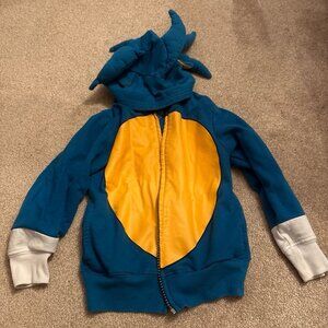 Sonic hoodie size 4 missing zipper but otherwise great condition